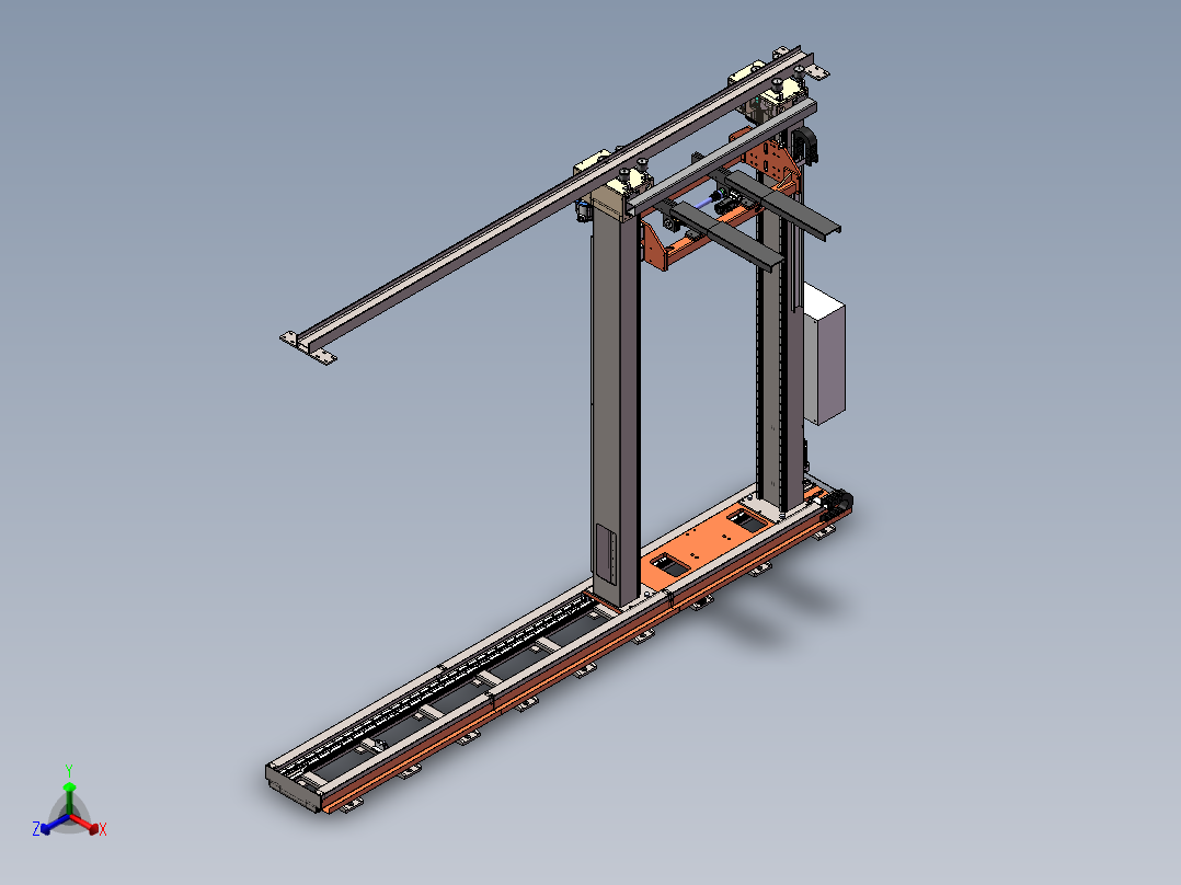 双立柱堆垛机1294635正等轴测图