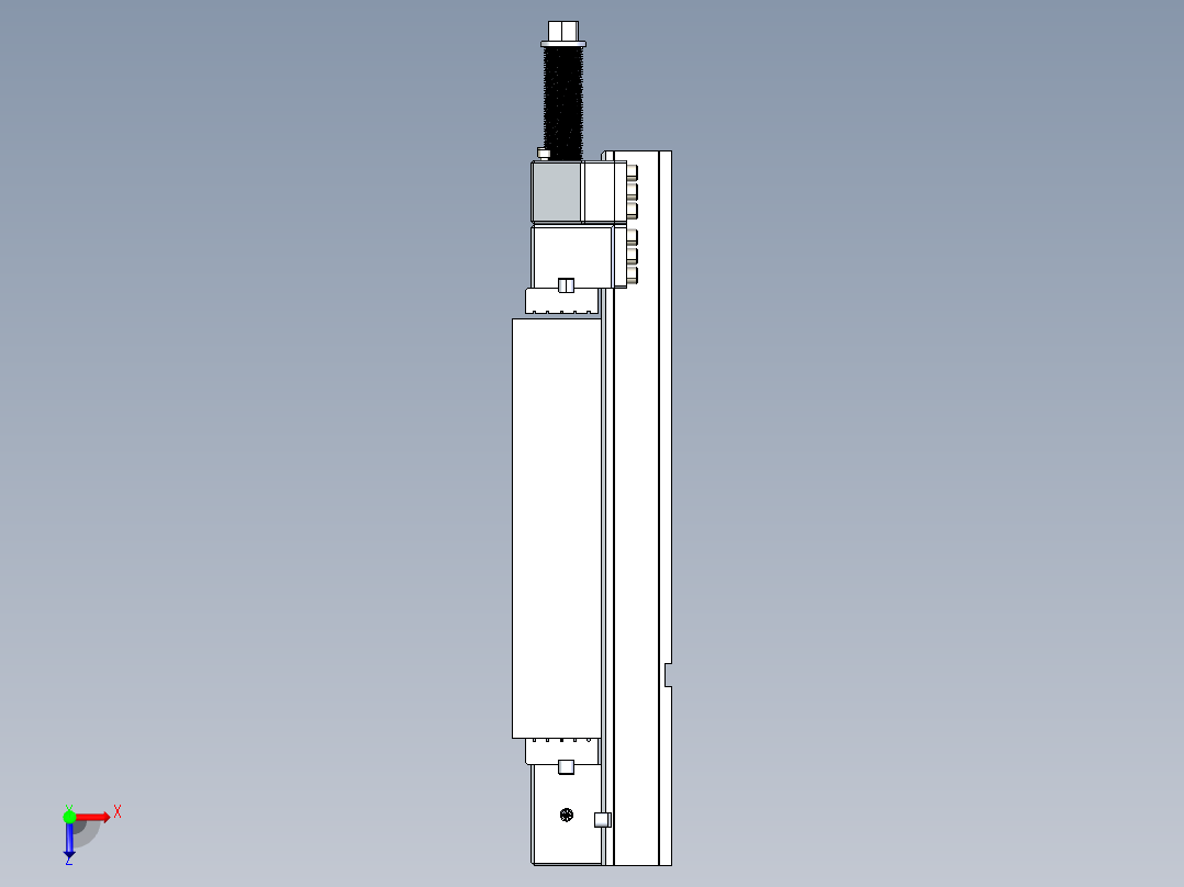数控门吉尼 300俯视图