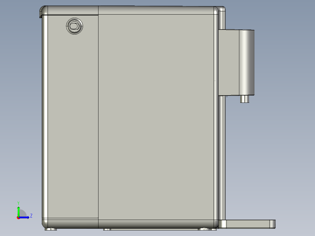 台式免安装净饮机左视图