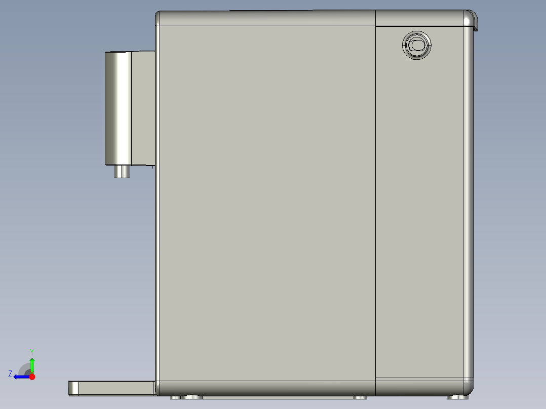 台式免安装净饮机右视图