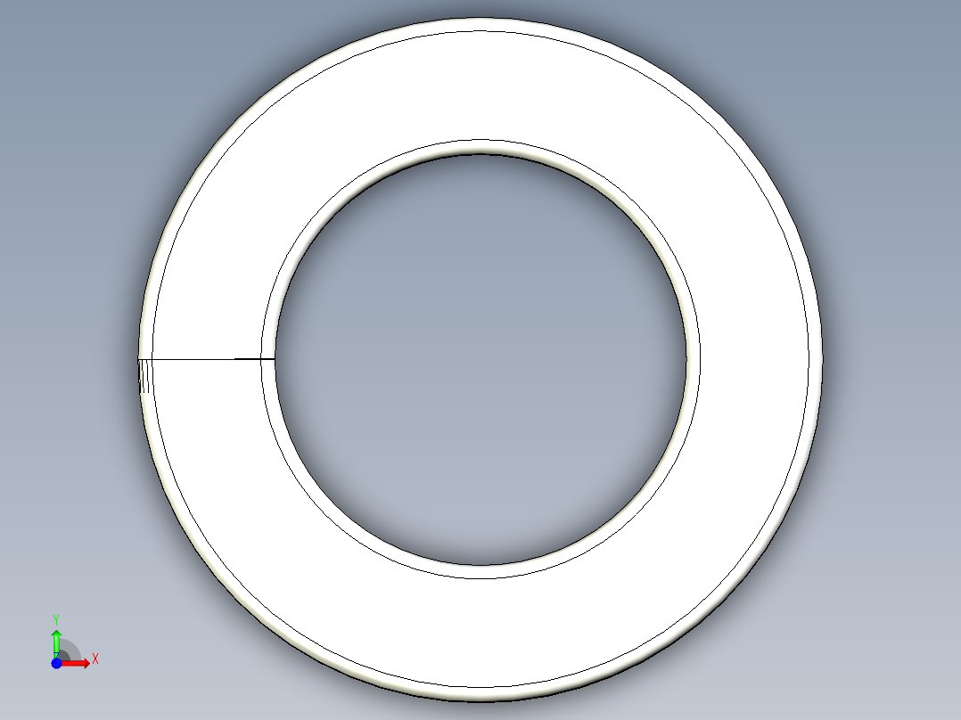 弹簧垫圈-M5前视图