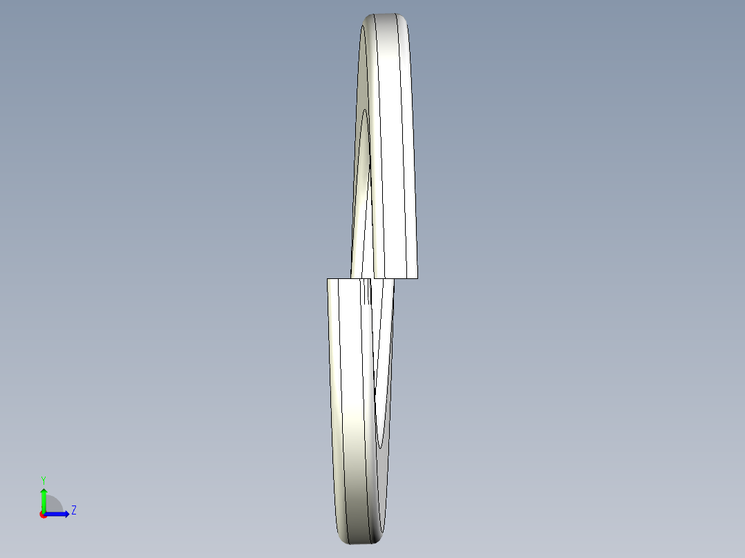 弹簧垫圈-M5左视图
