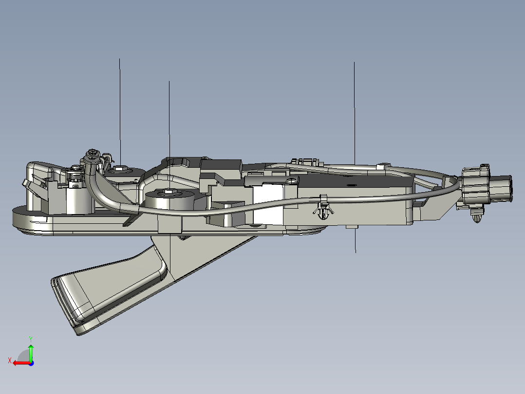 特斯拉汽车车门隐藏式外拉手592816==30后视图