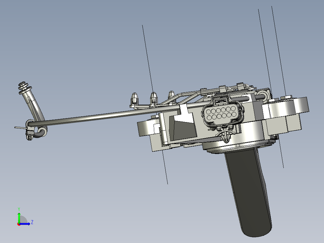 特斯拉汽车车门隐藏式外拉手592816==30左视图