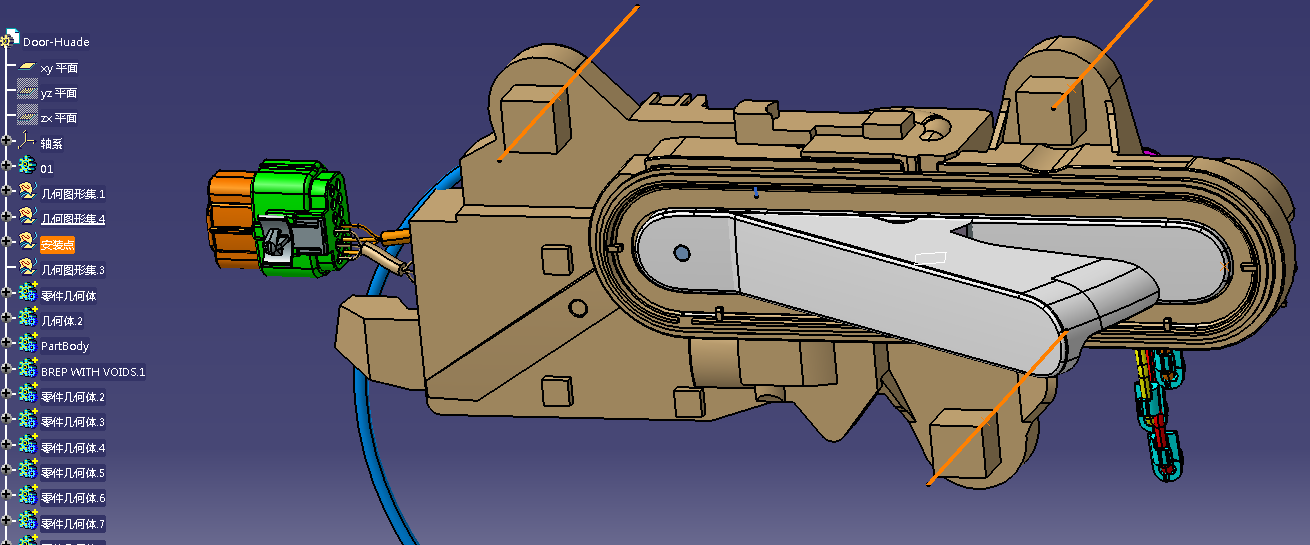 特斯拉汽车车门隐藏式外拉手592816==30