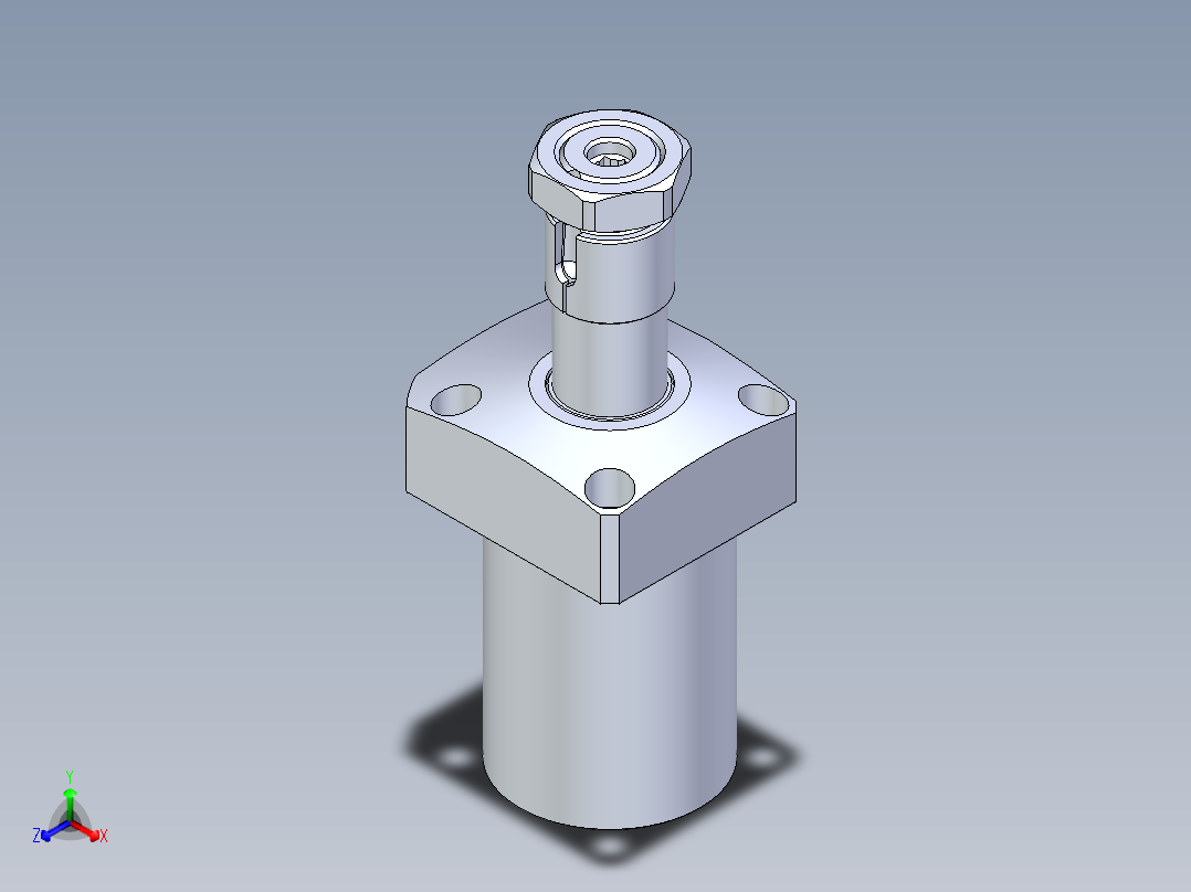 KOSMEKLHA0550-SR-Q15多系列多零件图纸模型主视图