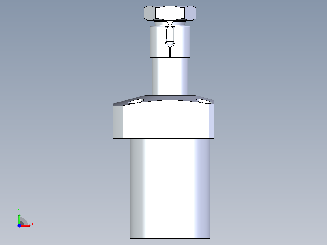 KOSMEKLHA0550-SR-Q15多系列多零件图纸模型前视图
