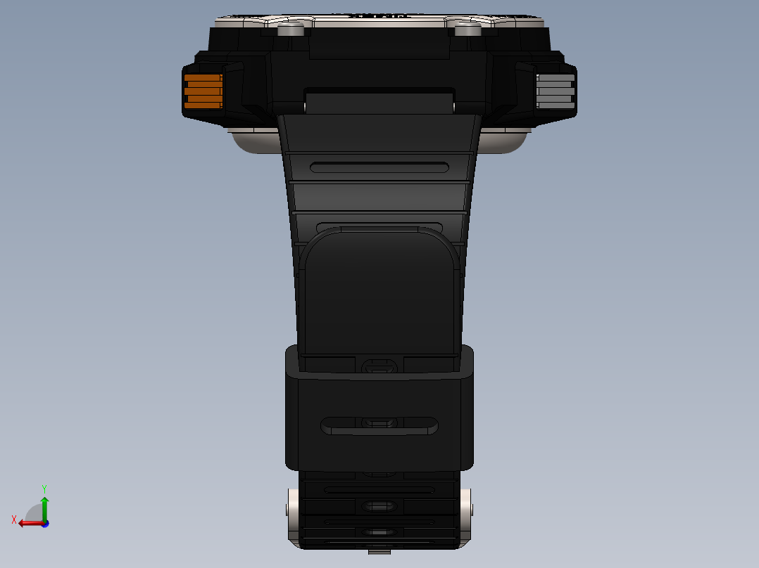 铁人计时表后视图