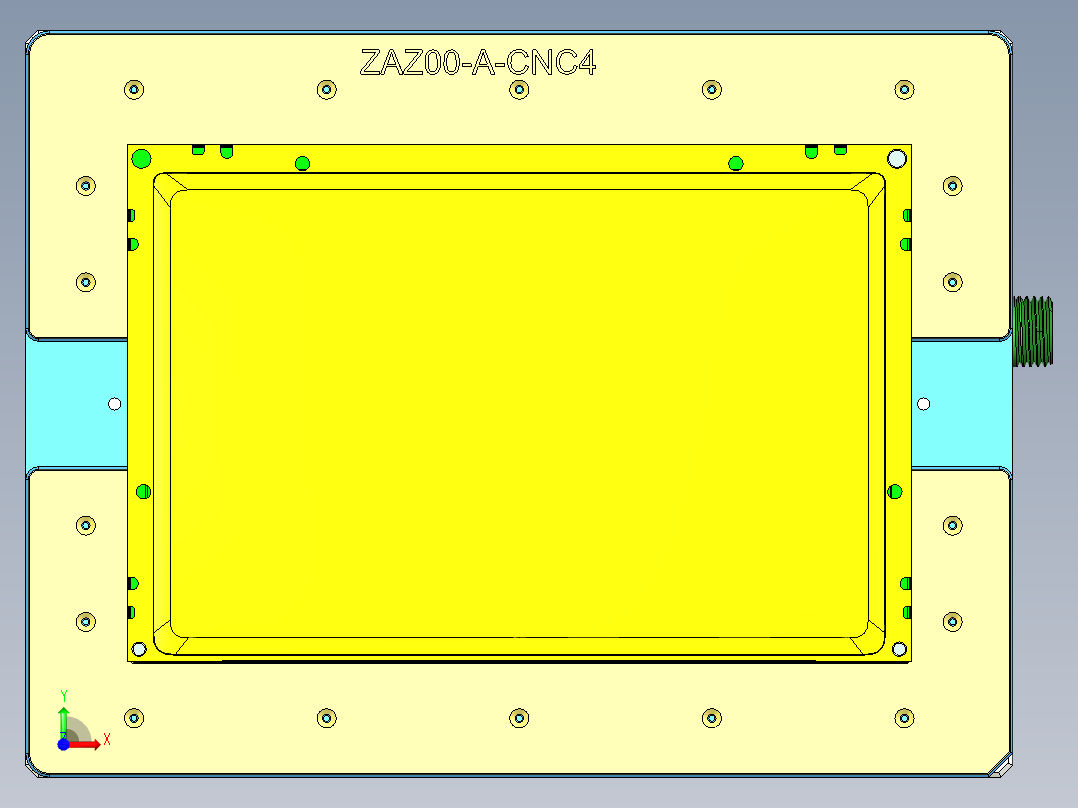 az00-a-笔记本CNC工装夹具三维模型cnc4-0520前视图