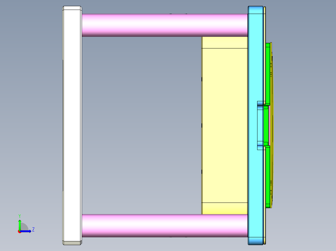 az00-a-笔记本CNC工装夹具三维模型cnc4-0520左视图