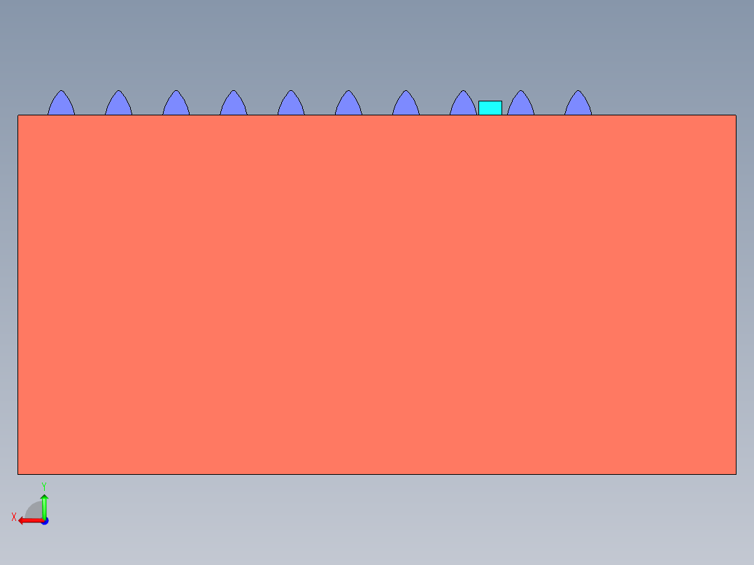 一种水平搬运机构的设计后视图