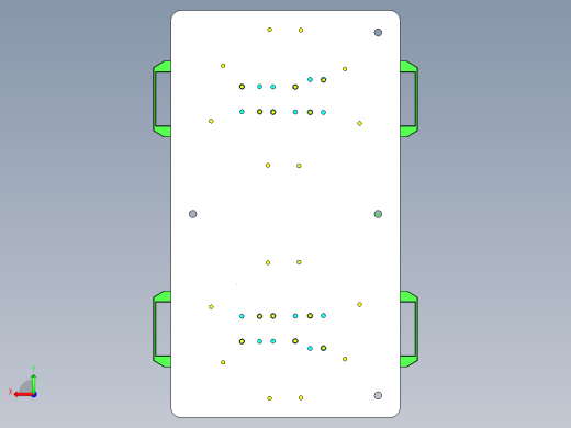 行李舱对称钣金件检具设计后视缩略图