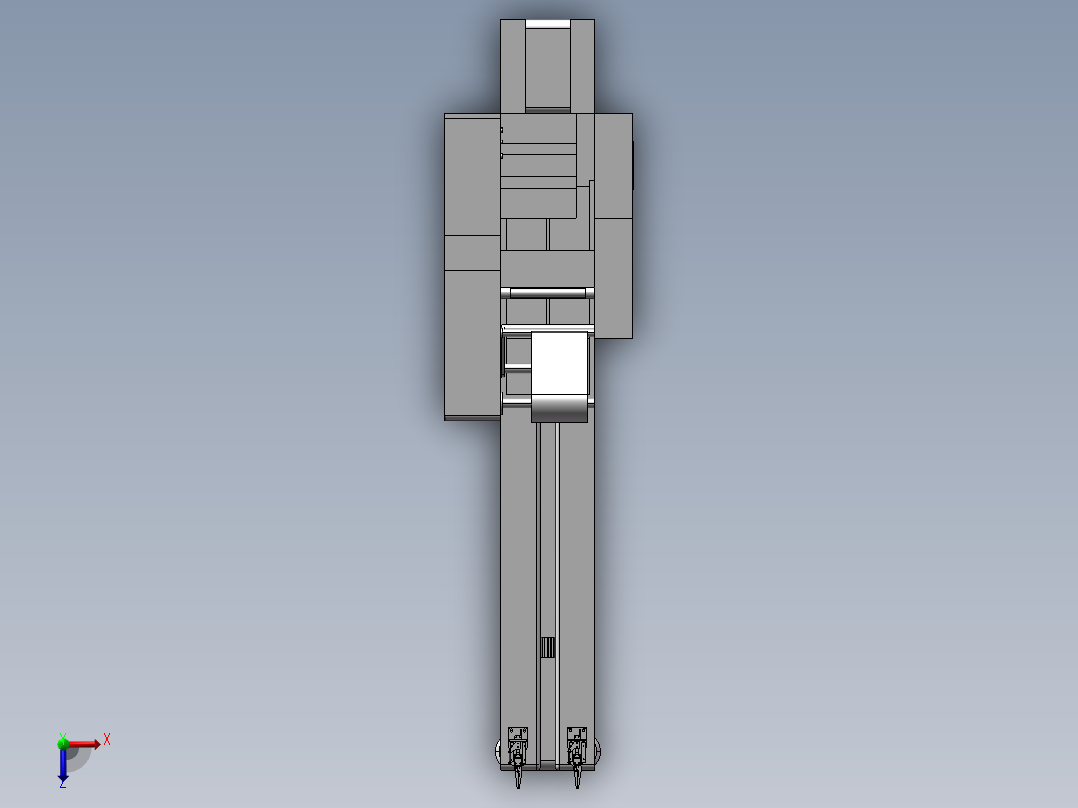 肥皂包装机俯视图