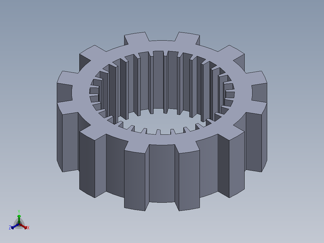 齿轮正等轴测图