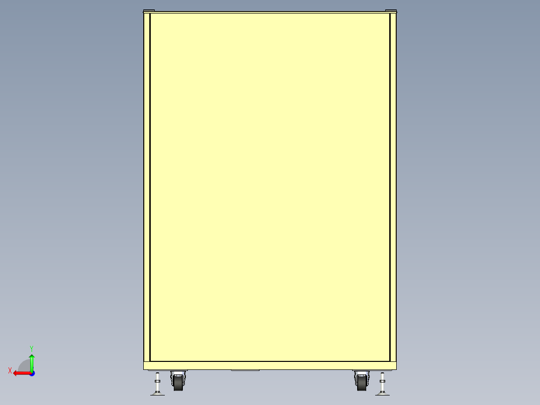 黄金售货机后视图