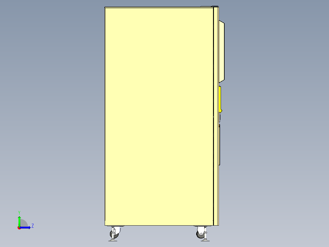 黄金售货机左视图