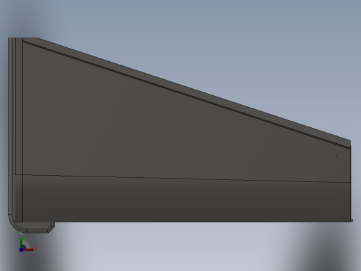 汽车保险杠 3D模型SolidWorks三维设计图前视缩略图