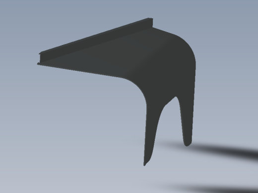 汽车保险杠 3D模型SolidWorks三维设计图缩略图
