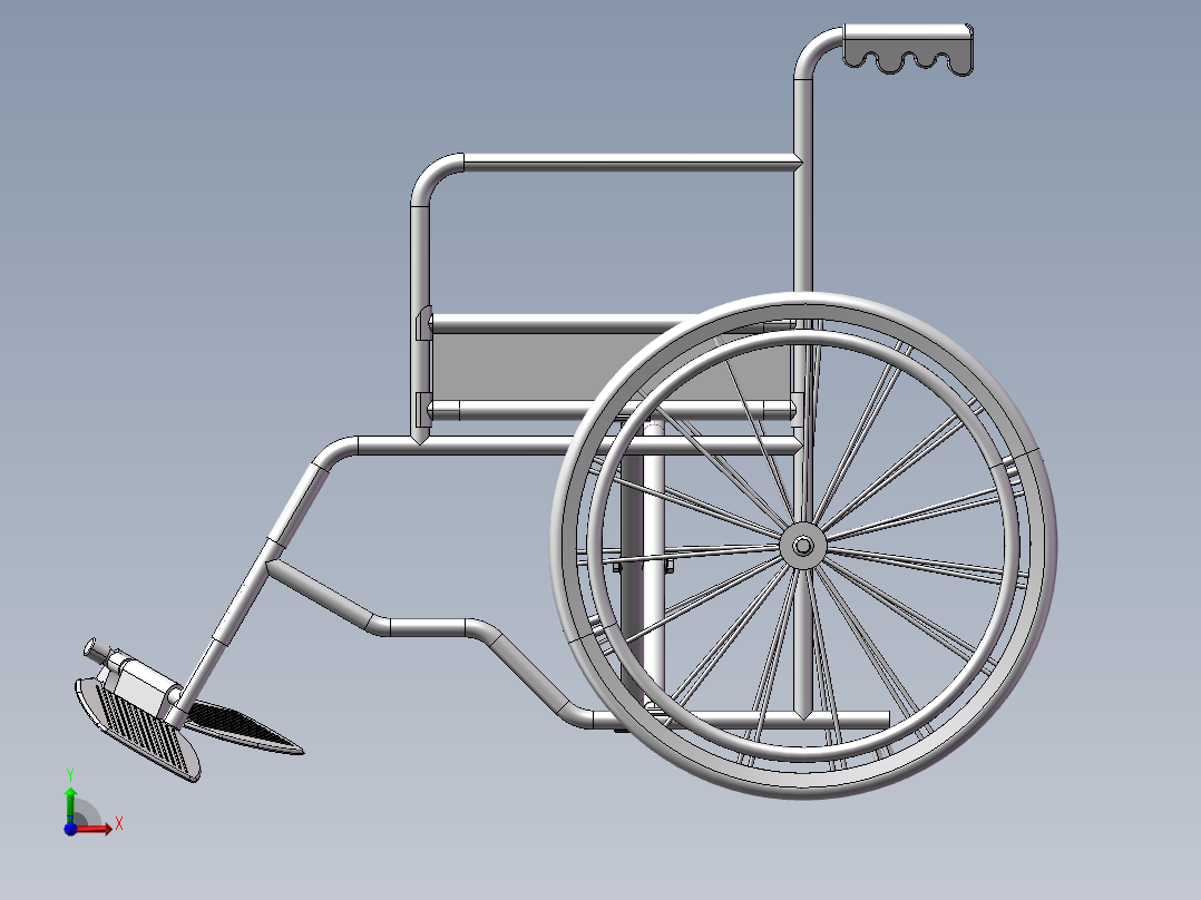 轮椅模型设计
