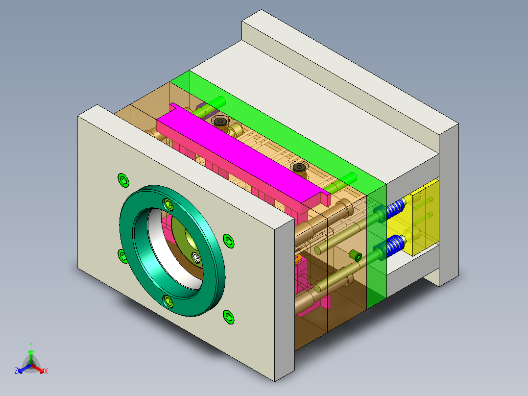 滚轮支架注塑模具设计