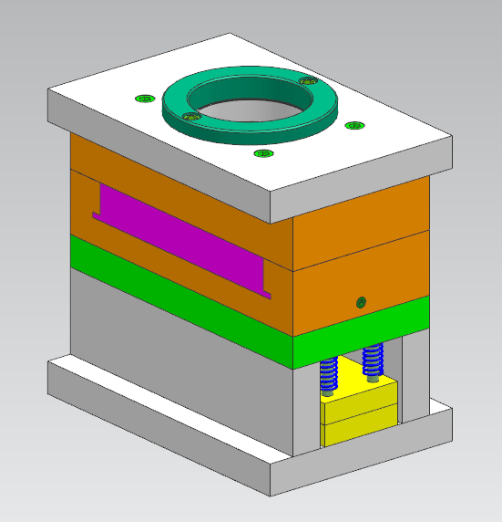滚轮支架注塑模具设计
