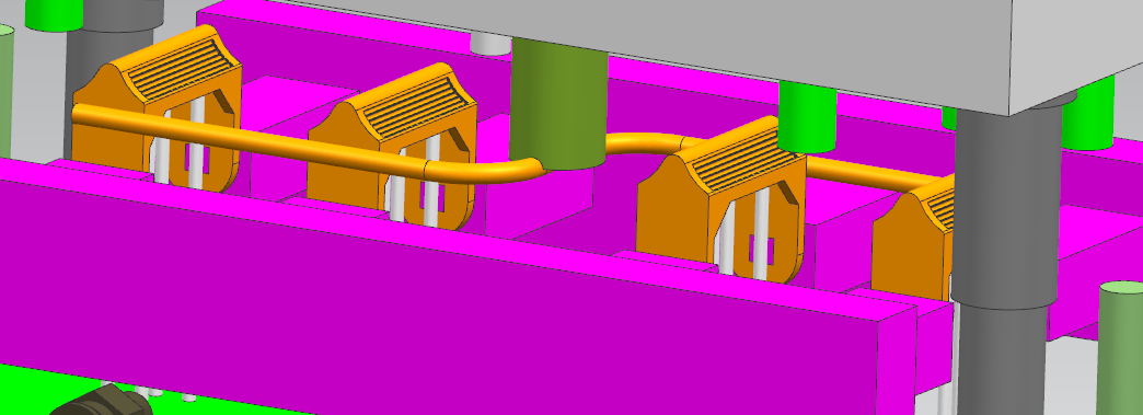滚轮支架注塑模具设计