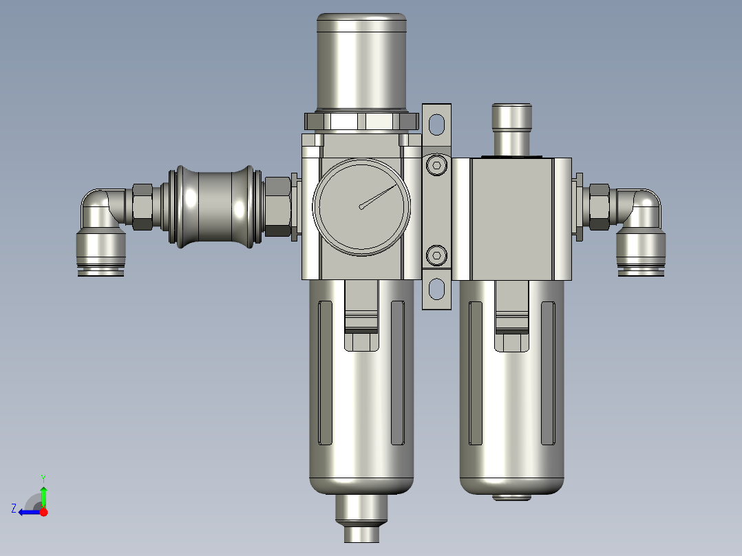 15X18MZ1气源组合-23-ZX-12右视图