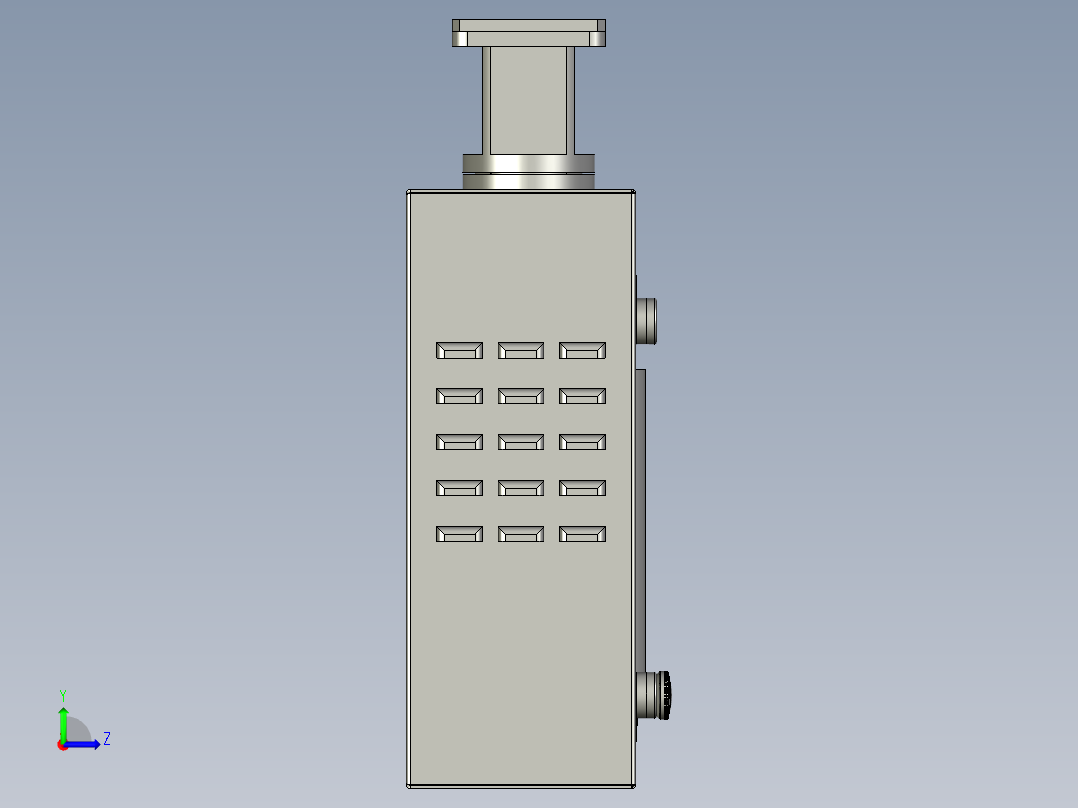 060200操作屏部件左视图