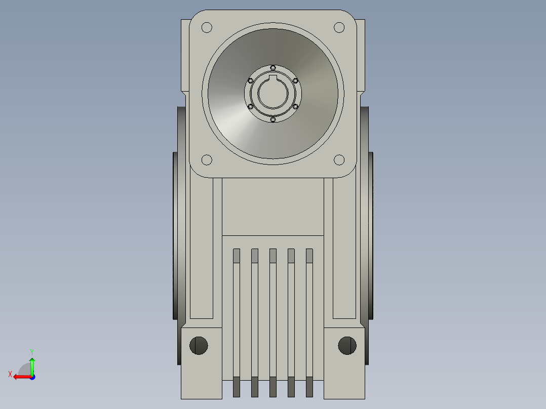 NMRV110蜗轮蜗杆减速机RV110-25后视图