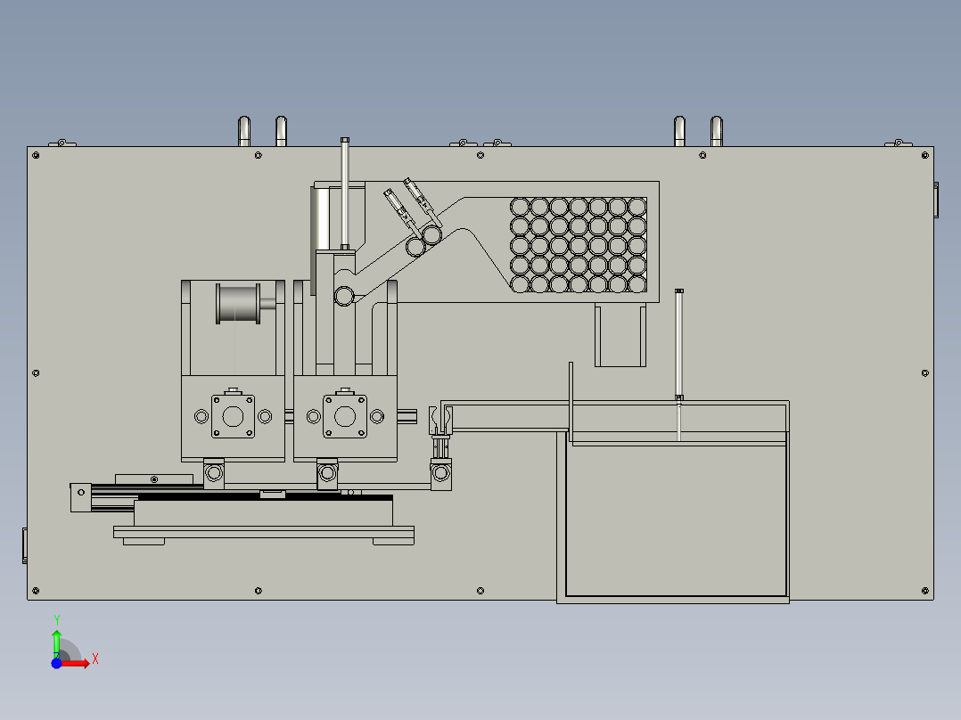 凸轮无损检测自动系统的研究前视图