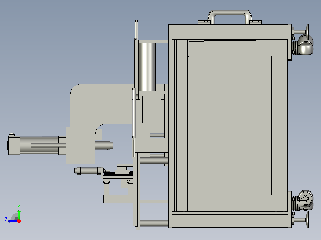 凸轮无损检测自动系统的研究右视图