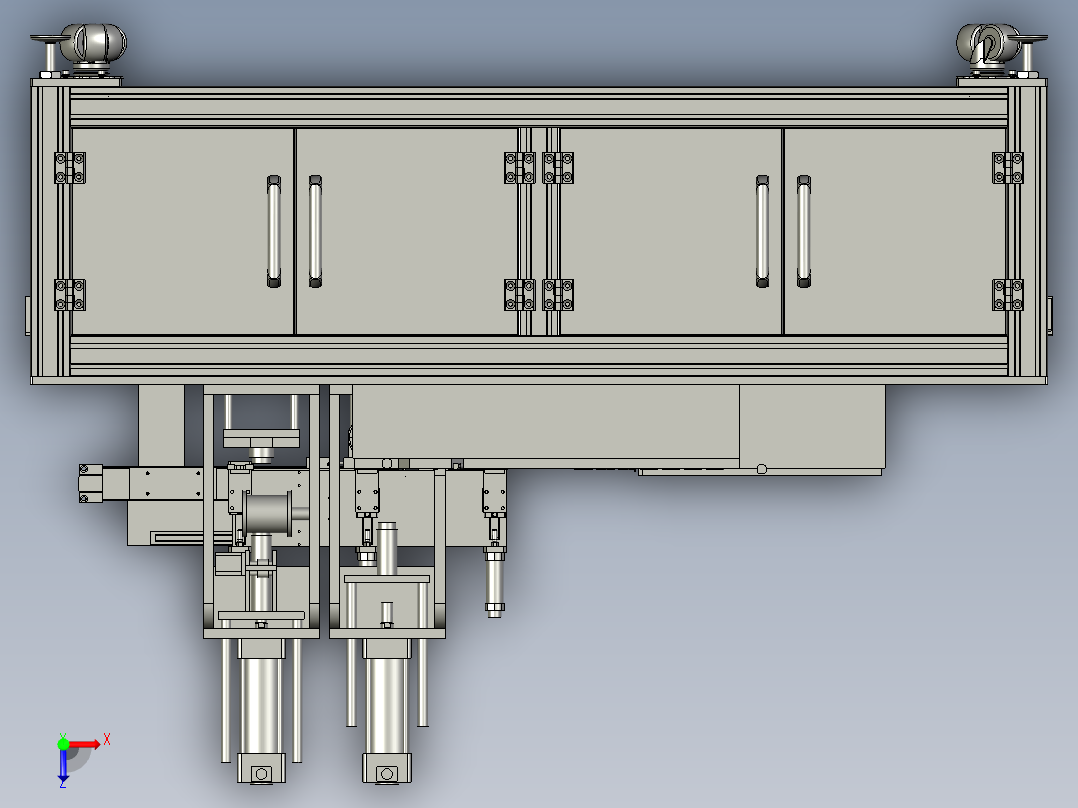 凸轮无损检测自动系统的研究俯视图
