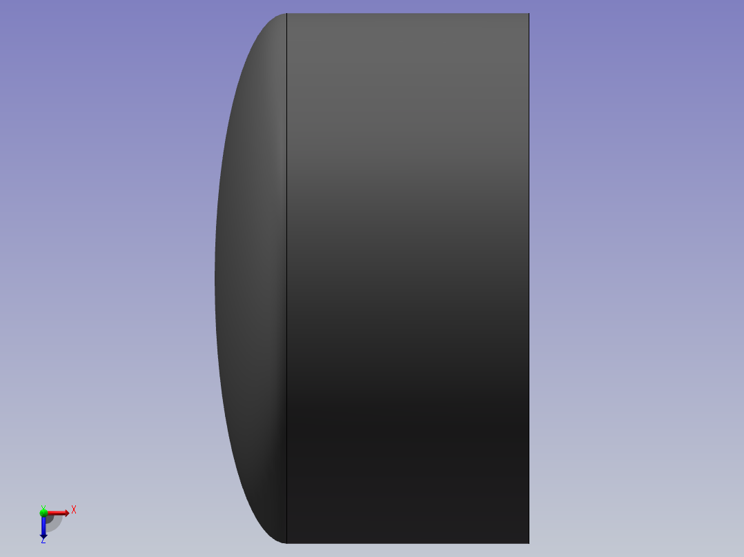 U-PVC CAP DN125俯视图