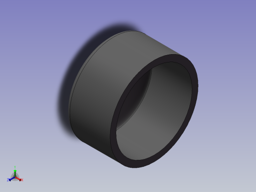 U-PVC CAP DN125正等轴测缩略图