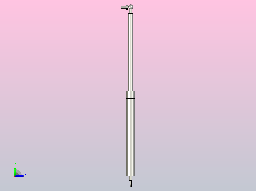 gsb28-d-e-s210_asm氮气弹簧左视图