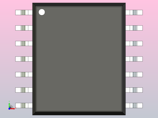 106x SOIC 封装（小外形集成电路）SOIC127P1032X265-14AN前视缩略图