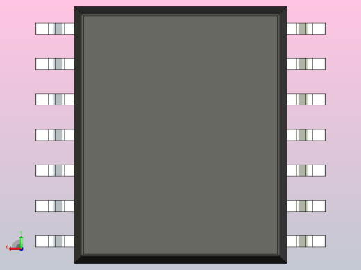 106x SOIC 封装（小外形集成电路）SOIC127P1032X265-14AN后视缩略图