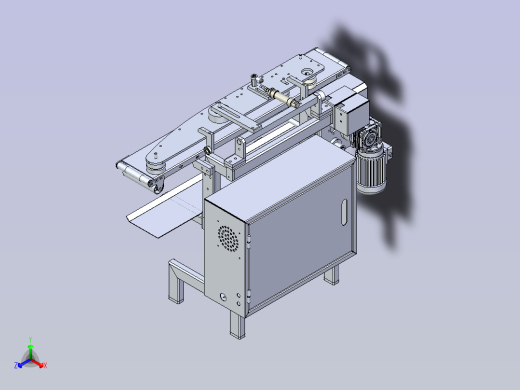 理料输送机 3D模型正等轴测缩略图