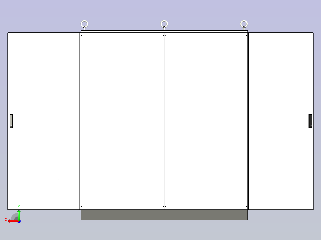 仿威图630A正装120A交流接触器后视图