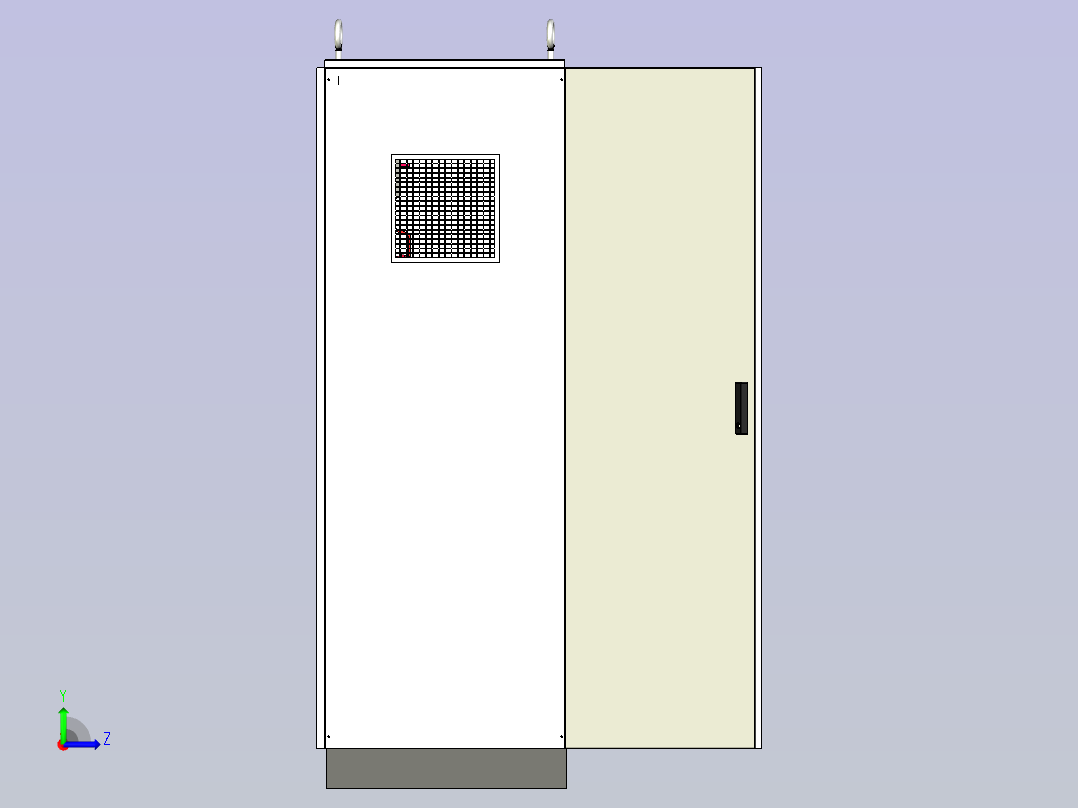 仿威图630A正装120A交流接触器左视图