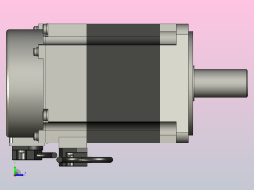 交流伺服电机左视缩略图