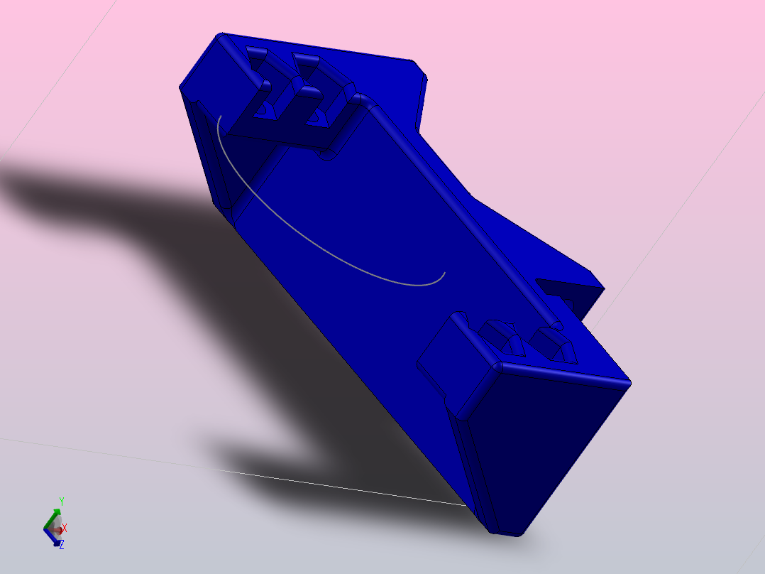FTC转向驱动的打印部件主视图