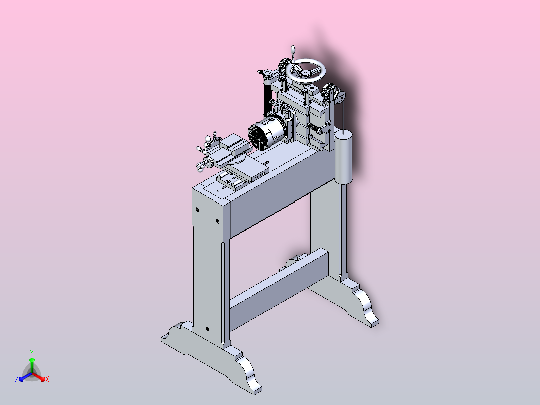 直线引擎主视图