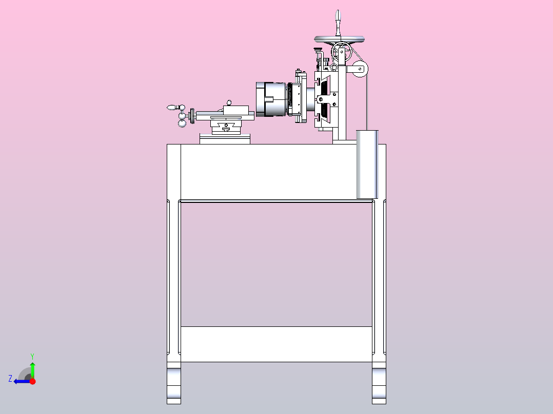 直线引擎右视图