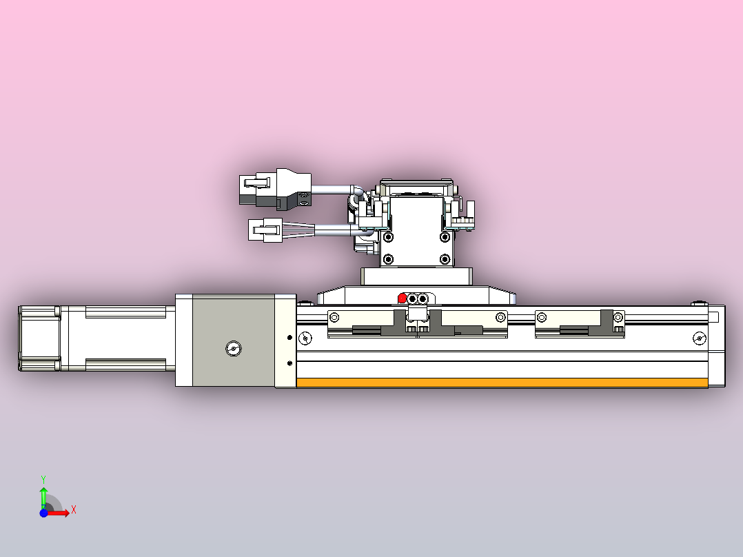 XYG210-F1十字滑台前视图
