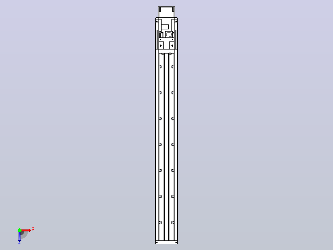 钢基模组TPA-KSR-8610C-840A1-MP-H0俯视图
