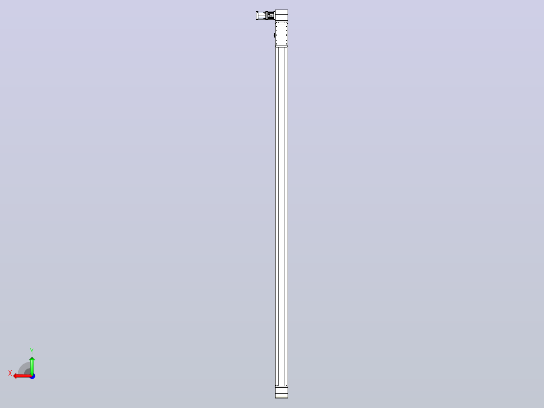 带式直线轴半闭式TPA-ONB-140-256-L3650-DR-J90-N3后视图