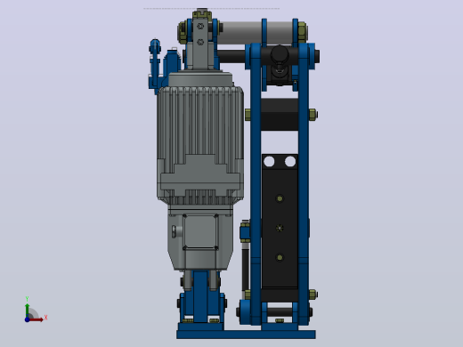 YP41系列电力液压盘式制动器YP41-4500-900×30-ⅠA-CL.RL.WL.HL前视缩略图