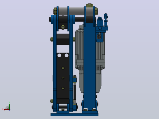 YP41系列电力液压盘式制动器YP41-4500-900×30-ⅠA-CL.RL.WL.HL后视缩略图