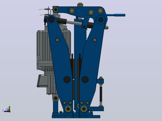YP41系列电力液压盘式制动器YP41-4500-900×30-ⅠA-CL.RL.WL.HL右视缩略图